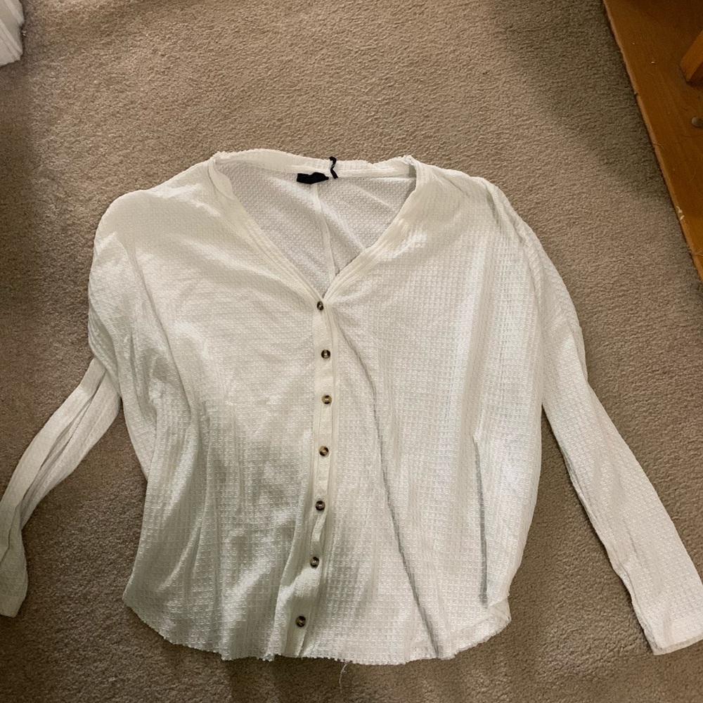 White long sleeve shirt